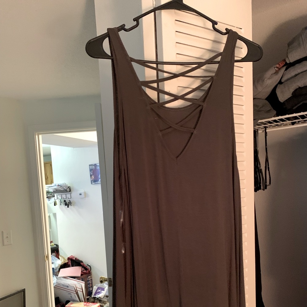 Olive Green Dress